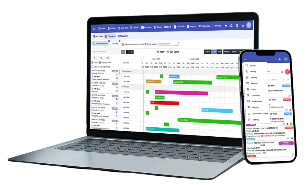 Service Express dashboard